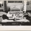 Sign in the tourist camp near Belle Glade, Florida. 1937