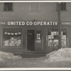 Neighborhood grocery store owned by United Cooperative Society. Fitchburg, Massachusetts