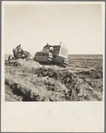 Leveling fields to prevent wind erosion on project near Liberal, Kansas