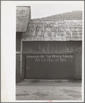 Sign on barn door, Rochester, Vermont