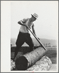Lumber mill worker, Lowell, Vermont