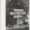 Marker on Long Trail, Eden Mills, Vermont