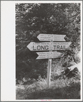 Marker on Long Trail, Eden Mills, Vermont