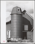 Barn and silo on U.S. Grant Hallett's new farm, Tompkins County, New York