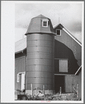 Barn and silo on U.S. Grant Hallett's new farm, Tompkins County, New York