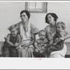 Mrs. Hallett and Mrs. Weber with their children, Tompkins County, New York