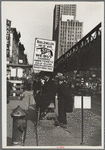 Sign man, Sixth Avenue, New York, New York