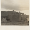 View of the pueblo of Taos, New Mexico