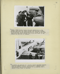 Two Photographs Three Polish pilots....  An aircraft of a Polish bomber squadron.