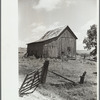 Barn on former farm of Wabash Farm settler, Martin County, Indiana