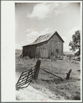 Barn on former farm of Wabash Farm settler, Martin County, Indiana