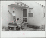 Part-time farmer who works in Loogootee with his family, Wabash Farms, Indiana