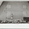 Feeding chickens, Wabash Farms, Indiana