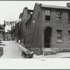 Houses on "The Hill" slum section of Pittsburgh, Pennsylvania