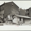 Houses on "The Hill" slum section of Pittsburgh, Pennsylvania