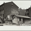 Houses on "The Hill" slum section of Pittsburgh, Pennsylvania