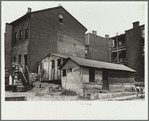 Houses on "The Hill" slum section of Pittsburgh, Pennsylvania