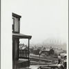 Houses on "The Hill" slum section of Pittsburgh, Pennsylvania