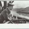 Steelworker in Pittsburgh steel mill, Pennsylvania