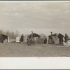 Evicted sharecroppers on Highway 60, New Madrid County, Missouri