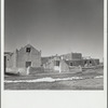 Old mission church. Taos Pueblo, New Mexico