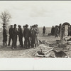 Evicted sharecroppers along Highway 60, New Madrid County, Missouri