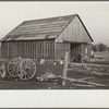 Barn in which unemployed miner lives, Herrin, Illinois