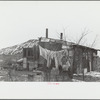 A shanty built of refuse near the Sunnyside slack pile, Herrin, Illinois. Many residences in southern Illinois coal towns were built with money borrowed from building and loan associations