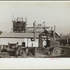 One of the more elaborate gopher holes, equipped with a screen shaker, Williamson Co., Illinois