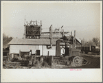 One of the more elaborate gopher holes, equipped with a screen shaker, Williamson Co., Illinois