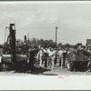 Farm machinery exhibit, Central Iowa 4-H Club fair, Marshalltown, Iowa