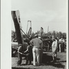 Farm machinery exhibit, Central Iowa 4-H Club fair, Marshalltown, Iowa