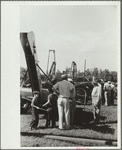 Farm machinery exhibit, Central Iowa 4-H Club fair, Marshalltown, Iowa