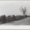 Evicted sharecroppers along Highway 60, New Madrid County, Missouri