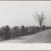 Evicted sharecroppers along Highway 60, New Madrid County, Missouri