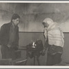 Pueblo Indians working in the Indian Service School. Taos, New Mexico