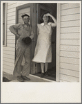 Resettled farmer and wife. Ropesville community, Hockley County, Texas