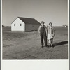 A resettled young couple. Douglas County Farmsteads, Nebraska