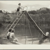 Facilities for recreation in the Pine Ridge area. Dawes County, Nebraska