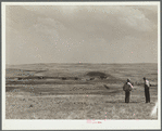 Start of construction on a stock water dam. Dawes County, Nebraska