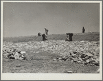 Facing a stock water dam. Sioux County, Nebraska. Pine Ridge land use project