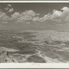 View of land purchased by United States Resettlement Administration for extension of Badlands National Park. South Dakota