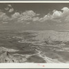 View of land purchased by United States Resettlement Administration for extension of Badlands National Park. South Dakota