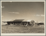 Sod house homestead on submarginal land purchased by United States Resettlement Administration. Pennington County, South Dakota