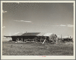 Sod house homestead on submarginal land purchased by United States Resettlement Administration. Pennington County, South Dakota