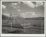 Hay stacker. Teton County, Wyoming