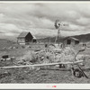 A submarginal farm purchased by Resettlement Administration and to be returned to grazing land. Oneida County, Idaho