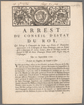 Arrest du Conseil d'estat du roy ...