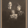 Family portrait of Aline MacMahon (3 years-old) and parents Billy and Jane