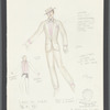 Dancin': Costume sketch for Dancin Man, SK #23
